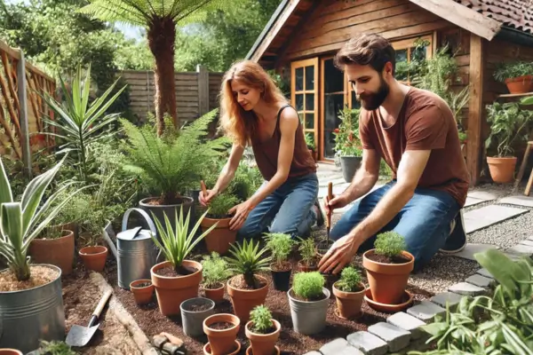 Transformando quintal urbano em jardim ecológico com plantas regionais